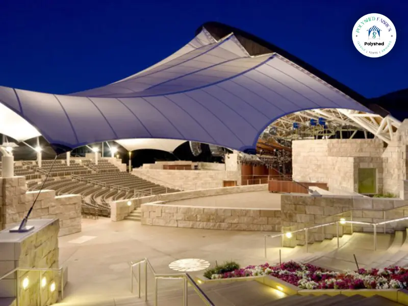 Premium Auditorium Tensile Structure in Delhi by Polyshed Fabrics