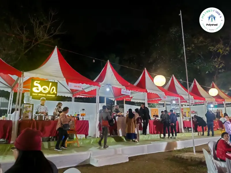 Premium Canopy Tent in Delhi by Polyshed Fabrics