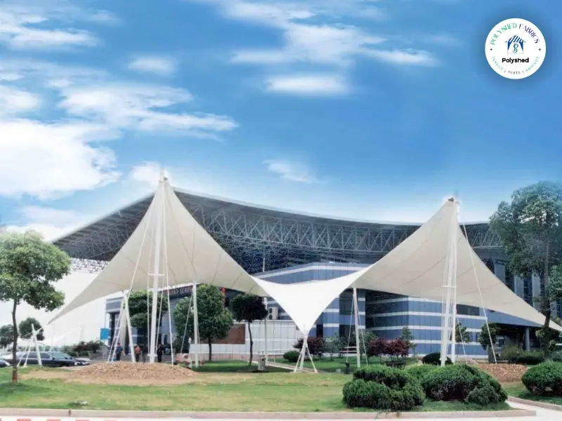 Premium Tensile Membrane Structure in Delhi by Polyshed Fabrics